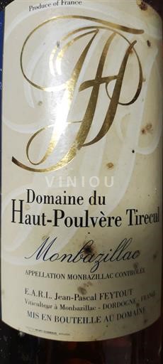 Südwestfrankreich Monbazillac Domaine Haut-Poulvère Tirecul 2000