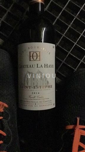 Bordeaux Saint-Estèphe Cru Bourgeois Château La Haye 2014