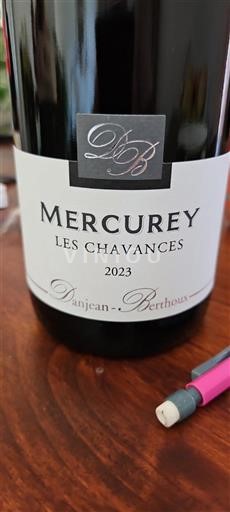 Bourgogne Mercurey Danjean-Berthoux Les Chavances 2023