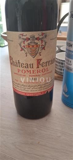 Bordeaux Pomerol Château Ferrand 1982