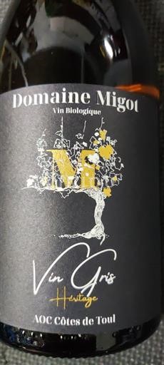 Lotharingen Côtes de Toul Domaine Migot Héritage 2022