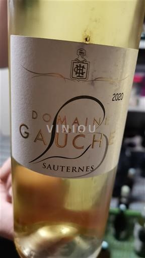 Bordeaux Sauternes Domaine La Gauche 2020