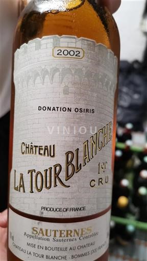 Bordeaux Sauternes Premier Cru La Tour Blanche Donation Osiris 2002