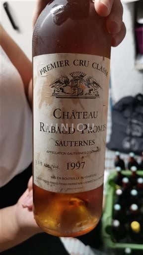 Bordeaux Sauternes Premier Cru Château Rabaud-Promis 1997