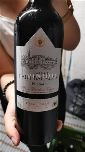 Bordeaux Pessac-Léognan Château Haut-Bacalan 2019