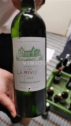 Bordeaux Bordeaux bianco Château La Rivière 2012
