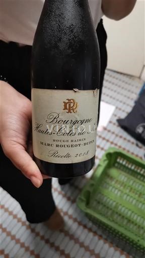 Bourgogne Hautes Côtes de nuits Marc Rougeot-Dupin Rouge Raisin 2018