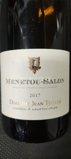 Loire Valley Menetou-Salon Domaine Jean Teiller 2017