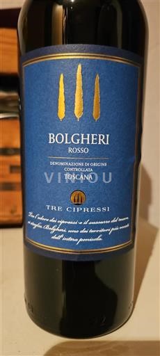 Toscana Bolgheri Tre Cipressi 2021