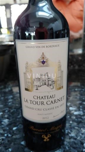 Bordeaux Haut-Médoc Grand Cru Château La Tour Carnet 2012