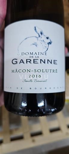 Bourgondië Mâcon en mâcon-dorpen Domaine La Garenne 2018