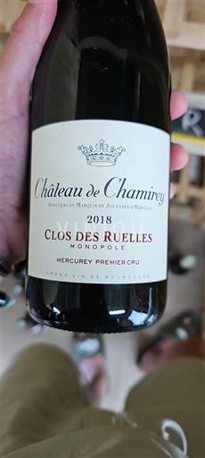 Borgogna Mercurey Premier Cru Château Chamirey Clos des Ruelles 2018