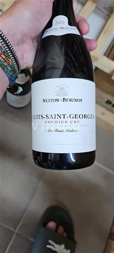 Bourgondië Nuits-saint-georges Premier Cru Nuiton-Beaunoy Les Hauts Pruliers 2022