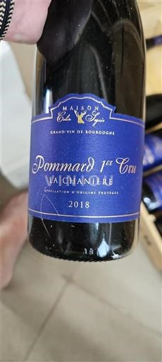 Borgogna Pommard Premier Cru Maison Colin Seguin La Chanière 2018