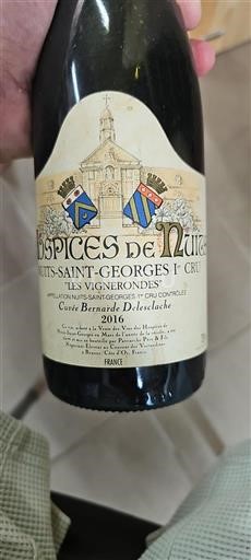 Bourgondië Nuits-saint-georges Premier Cru Hospices de Nuits Bernarde Delesclache 2016