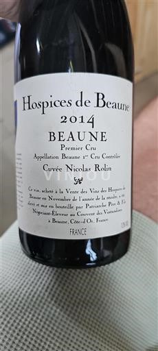 Burgundy Beaune Premier Cru Hospices de Beaune Nicolas Rolin 2014