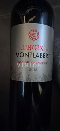 Bordeaux Saint-Émilion Grand Cru Montlabert La Croix 2019