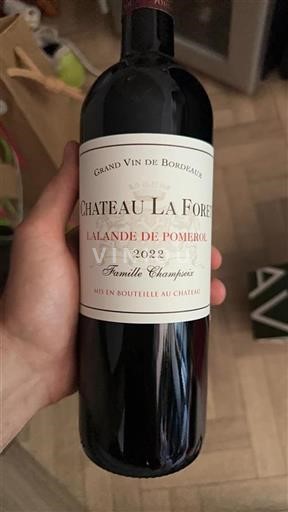Bordeaux Lalande-de-Pomerol Château La Foret 2022