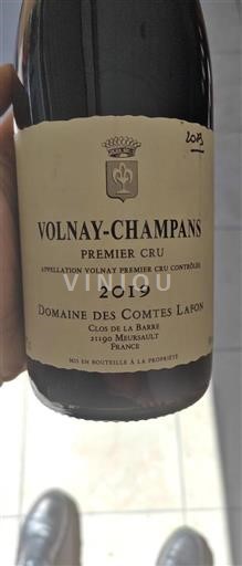 Borgogna Volnay Domaine des Comtes Lafon 2019