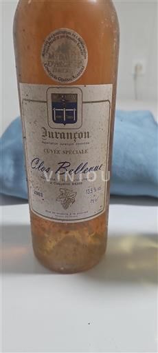Sud-Ouest Jurançon Clos Bellevue Spéciale 2001