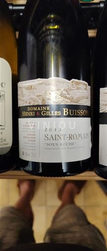Bourgogne Saint-Romain Domaine Henri & Gilles Buisson Sous Roche 2012
