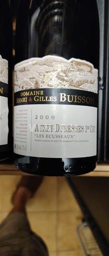 Burgundy Auxey-Duresses Premier Cru Domaine Henri & Gilles Buisson Les Ecusseaux 2009
