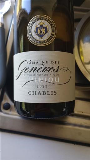 Burgundsko Chablis Domaine Des Geneves 2023
