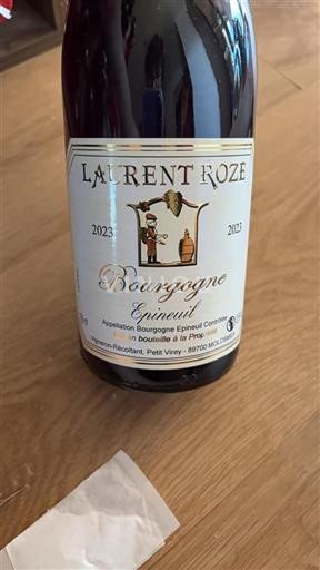 Borgogna Bourgogne Epineuil Laurent Roze 2023