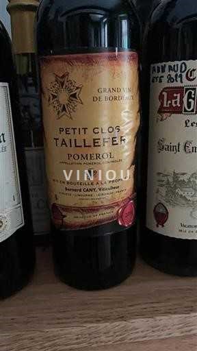 Bordeaux Pomerol Petit Clos Taillefer 2014