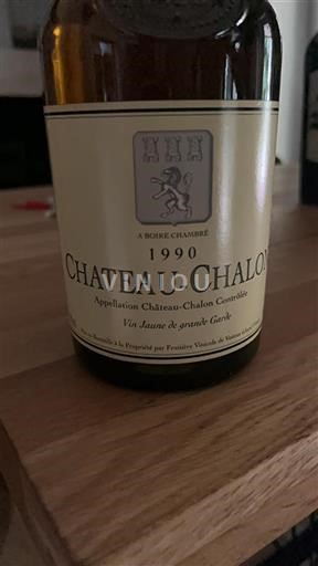 Vin Blanc sec Fruitère Vinicole de Voiteur 1990 France Jura Château-chalon AOC vin_jaune