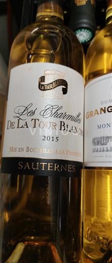Bordeaux Sauternes La Tour Blanche Les Charmilles 2015