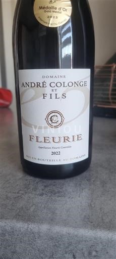 Beaujolais Fleurie Domaine André Colonge et Fils 2022