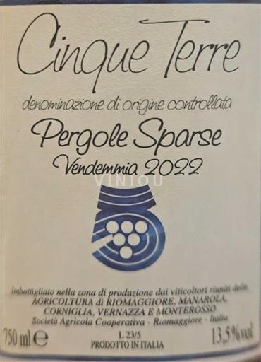 Ligurien Cinque Terre Pergole Sparse 2022
