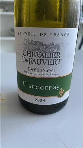 Languedoc-Roussillon Pays d'Oc Chevalier de Fauvert Chardonnay 2024