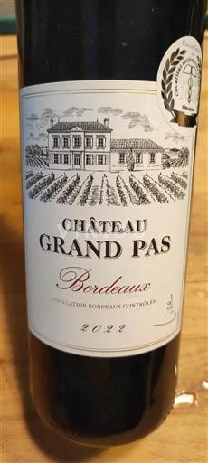Bordeaux Château Grand Pas 2022