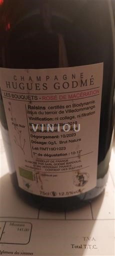 Champagne Hugues Godmé Les Bouquets 2019