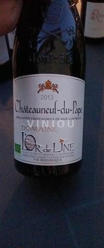 Valle del Ródano Châteauneuf-du-Pape. Domaine L'Or de Line 2013