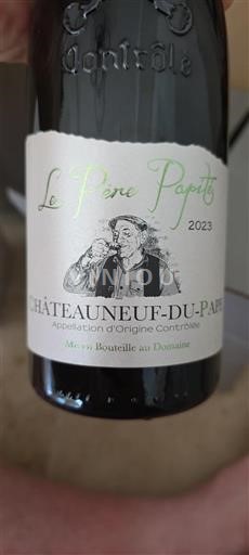 Rhônen laakso Châteauneuf-du-Pape Le Père Papite 2023