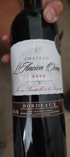Bordeaux Château L'Ancien Orme 2020