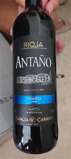 La Rioja Rioja García Carrión Antaño 2018