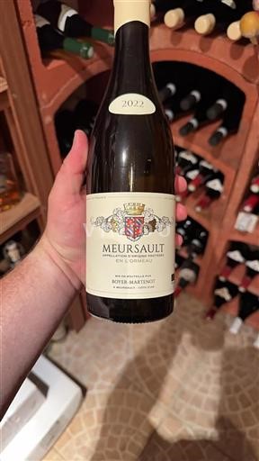 Vin Blanc sec En L'Ormeau Boyer-Martenot 2022 France Bourgogne Meursault