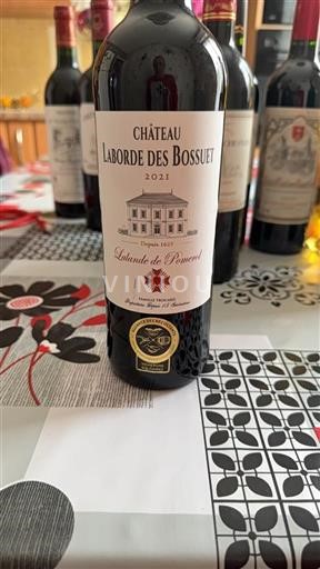 Bordeaux Lalande-de-pomerol Laborde des Bossuet 2021