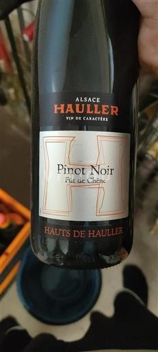 Elsass Pinot Noir Hauller Fût de Chêne 2023
