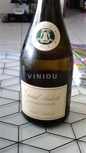 Vin Blanc sec Grand Ardeche Louis Latour 2016 France Vallée du Rhône AOC