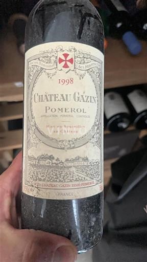 Vin Rouge sec Château Gazin 1998 France Bordeaux Pomerol