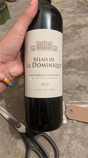 Bordeaux Saint-Émilion Grand Cru Grand Cru Relais de La Dominique 2013