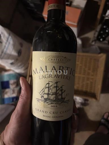 Bordeaux Pessac-Léognan Grand Cru Château Malartic-Lagravière 2015