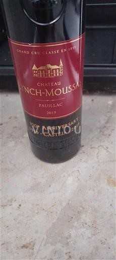 Bordeaux Pauillac Grand Cru Lynch-Moussas 2019