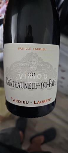 Rhônen laakso Châteauneuf-du-Pape Famille Tardieu 2021