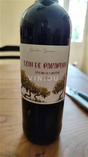 Alpen und Rhônetal Coteaux der Ardèche Quentin Doison Coin de Parapluie 2021